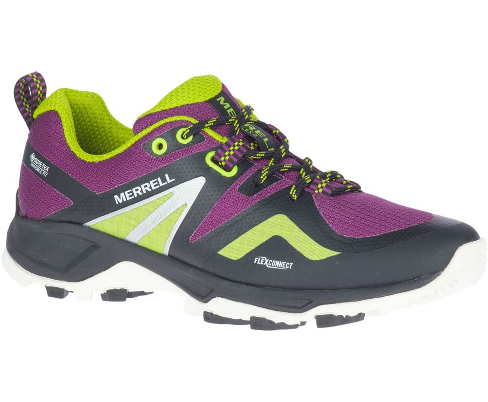Merrell Hiking Shoes Black/Purple - MQM Flex 2 GORE-TEX® - Womens 40RDZAQPU